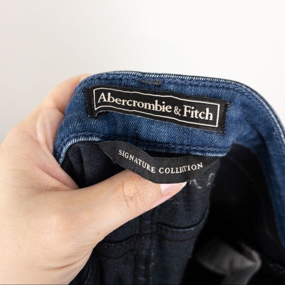 Abercrombie & Fitch Womens Size 28 Ankle Length Raw Hem High Rise Skinny Jean - Picture 6 of 11